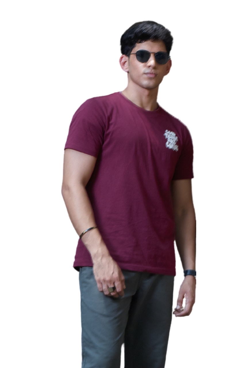 Men's Burgundy "Good Things Are Coming" T-Shirt