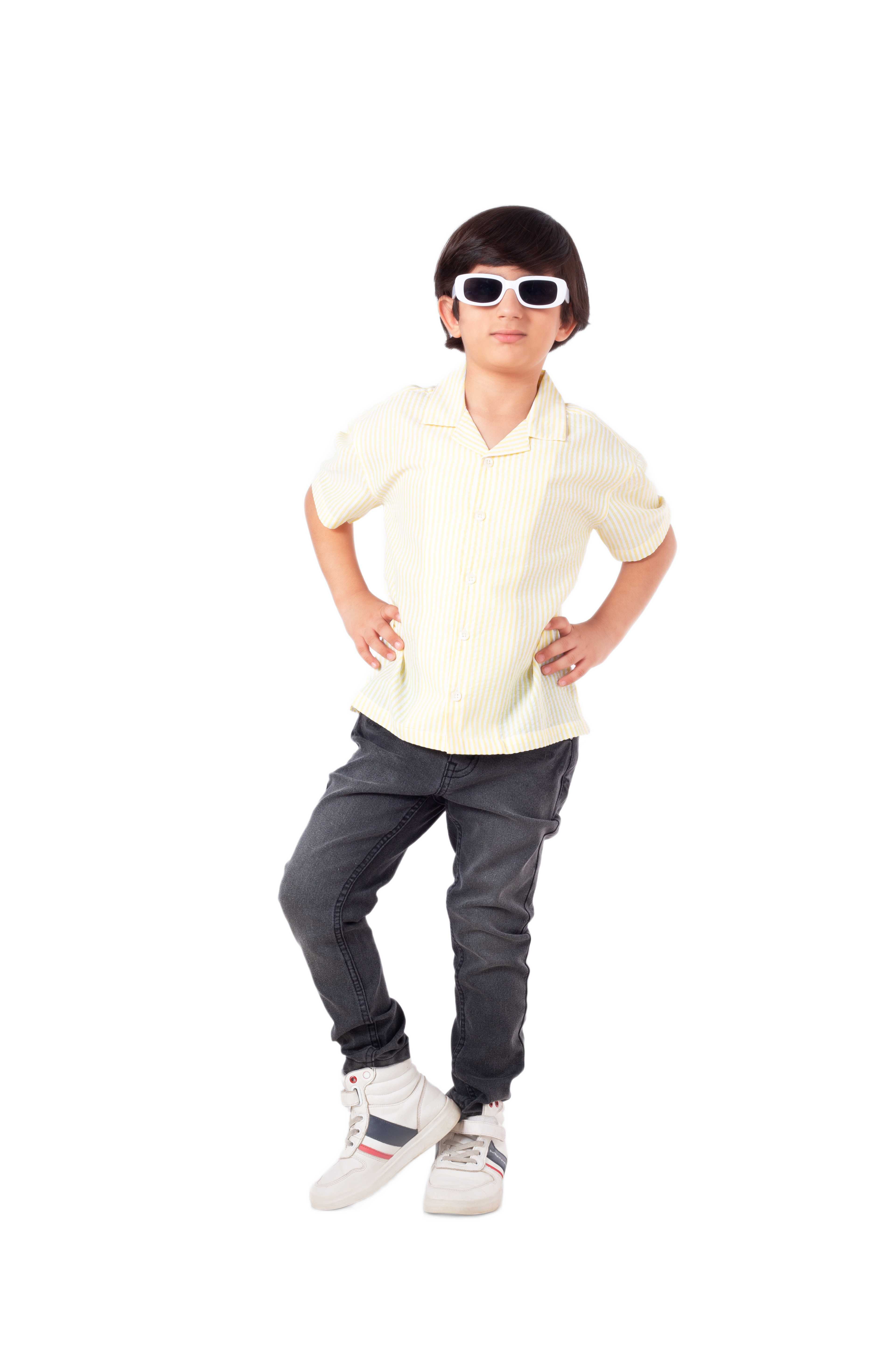 Charcoal Gray Denim Jeans for Boys