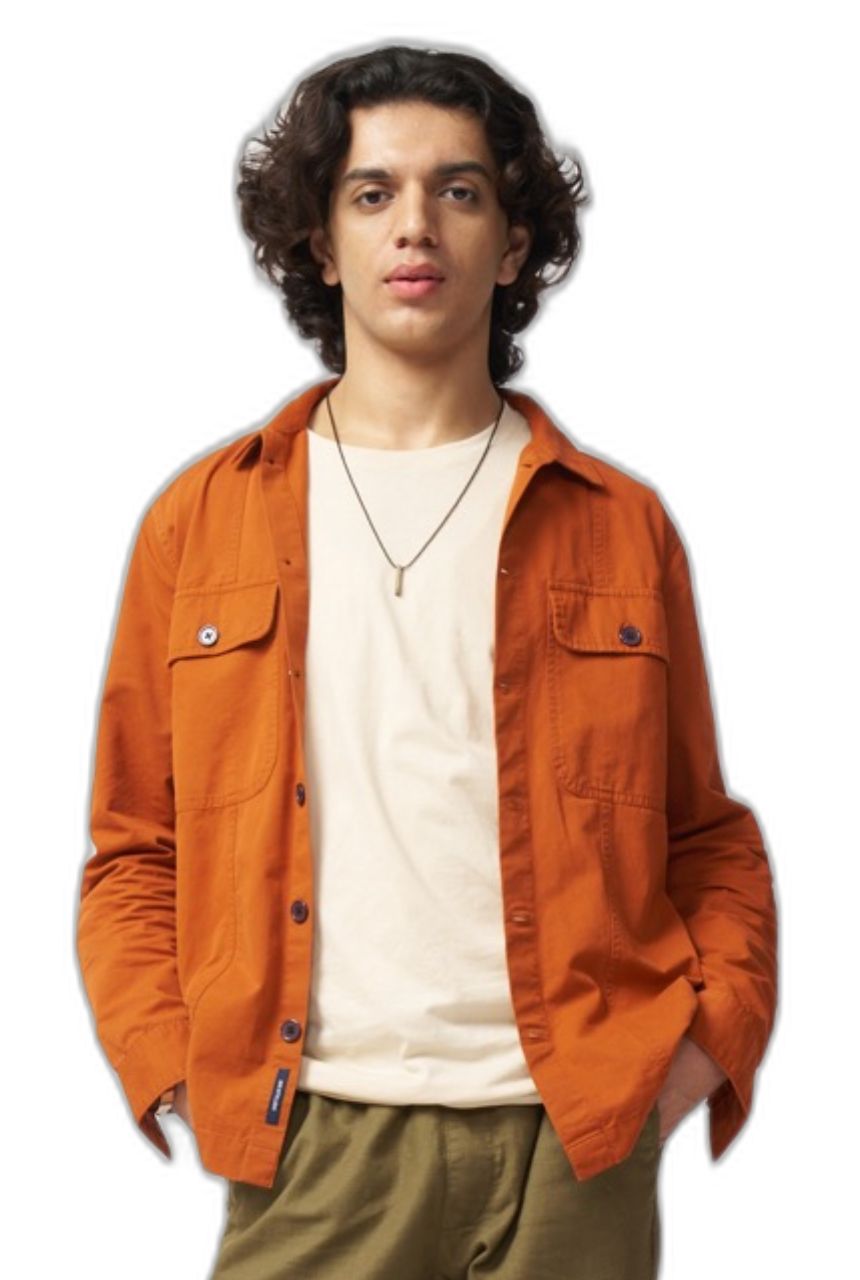 Beige Crew Neck T-Shirt for Men